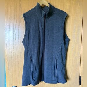 Woolx Merino Wool Vest in Charcoal